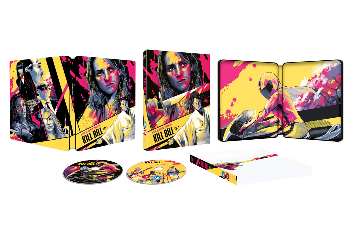 Kill Bill: Volume 1 (4K UHD Bluray Steelbook) [Blu-ray] [Region A & B & C]
