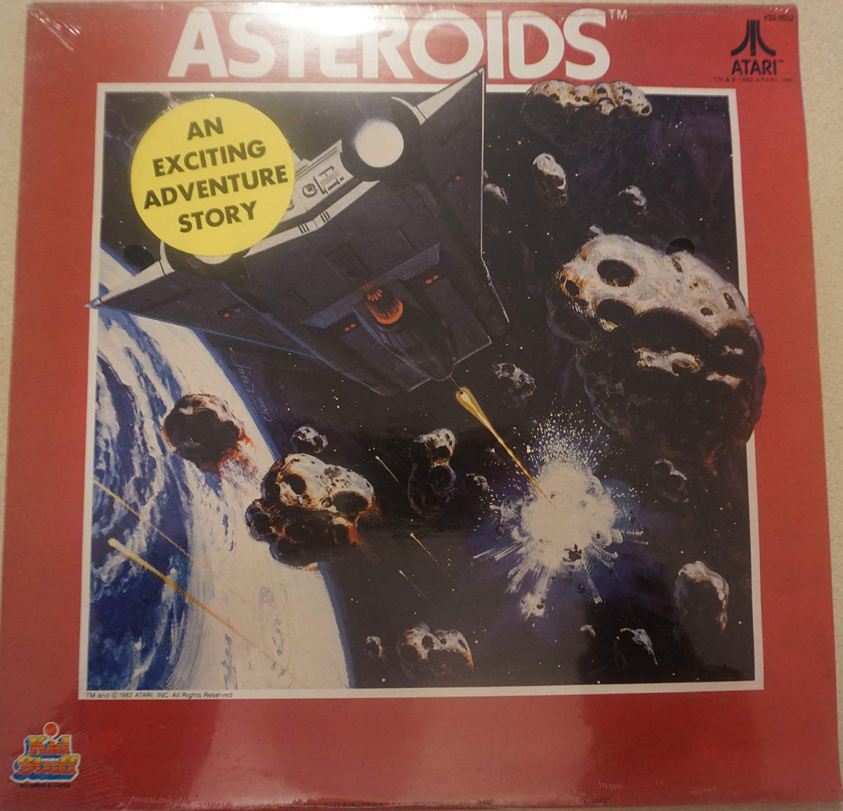 ASTEROIDS ATARI VINYL ALBUM - SCARCE !!!