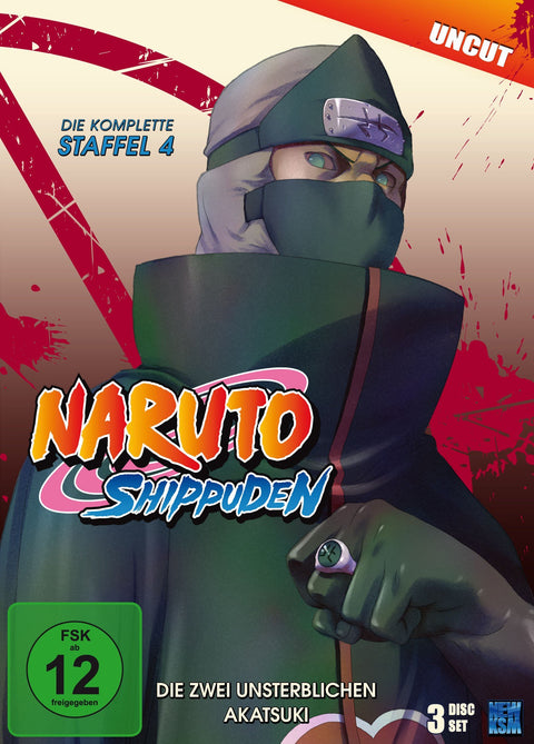 NARUTO SHIPPUDEN - STAFFEL 4 - [DVD] [2007]