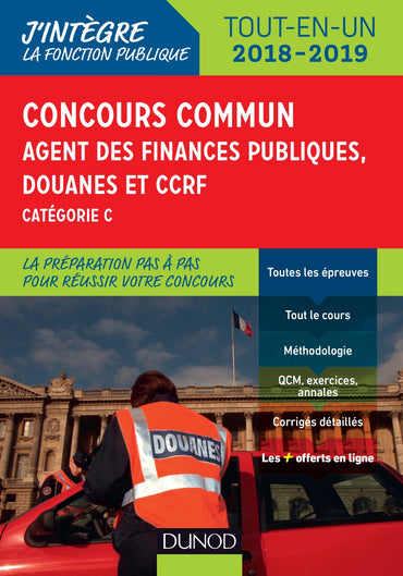 Concours commun Agent des finances publiques, douanes et CCRF - 2018/2019 - Catégorie C - Tout-en-un: Catégorie C (2018-