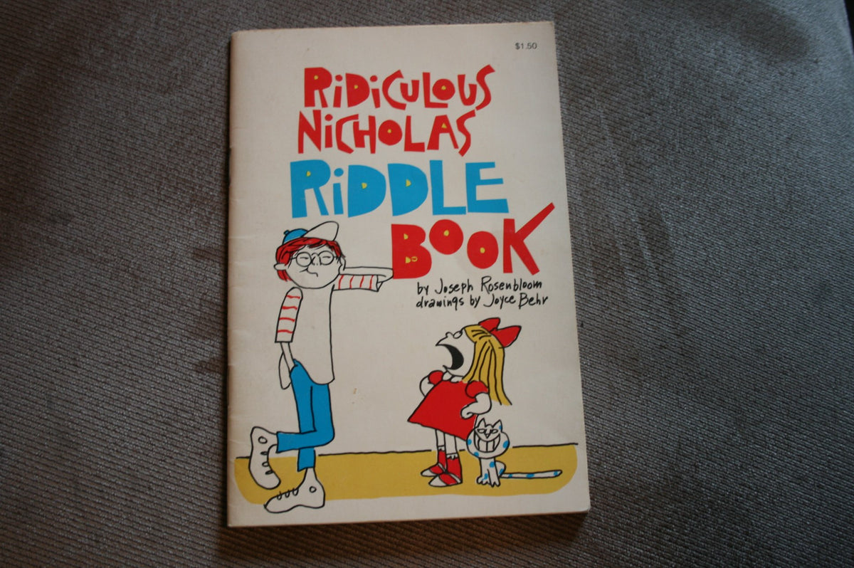 Ridiculous Nicholas Riddle Book