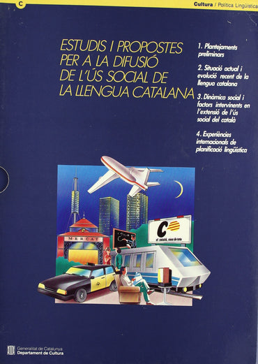 Estudis i propostes per a la difusió de l'ús social de la llengua catalana (4 volums)