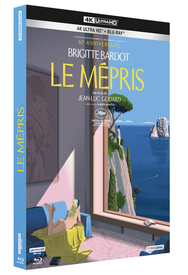Le Mépris - 60ème Anniversaire - Blu-Ray 4k Ultra HD + Blu-Ray