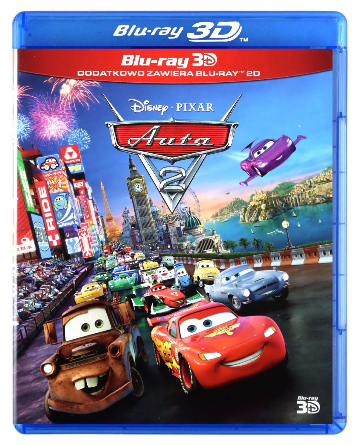 Cars 2 [Blu-Ray]+[Blu-Ray 3D] (English audio. English subtitles)