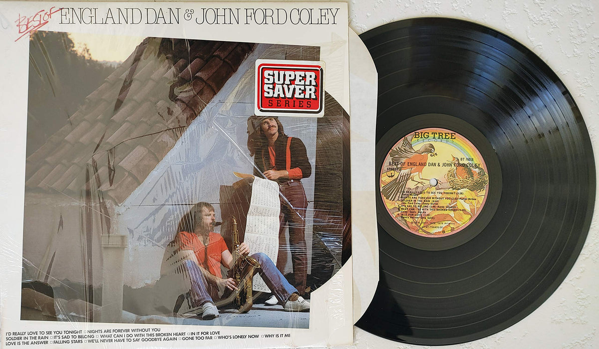 Best of England Dan & John Ford Coley (Full 12-inch Single-Disc LP Album)