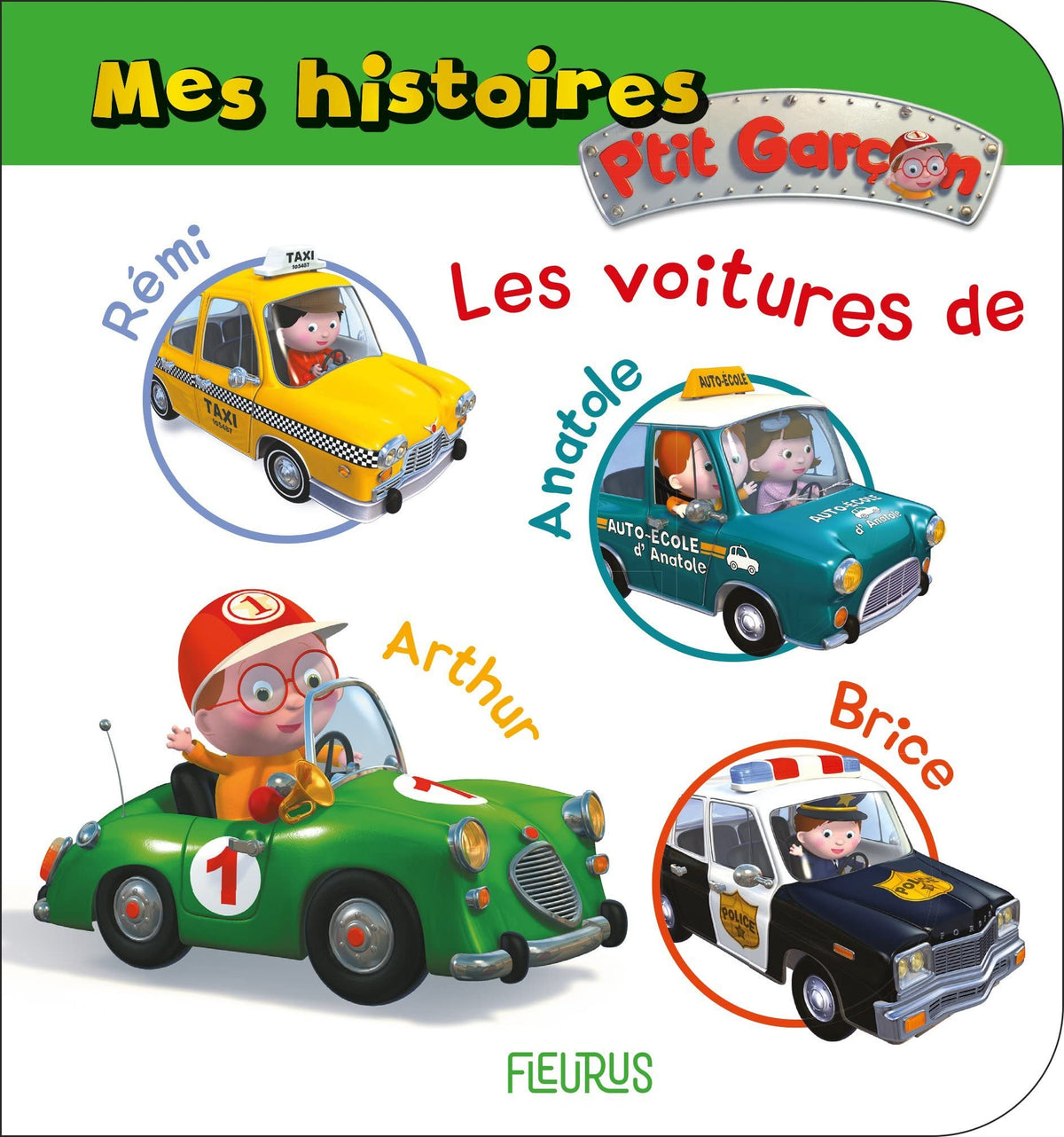 Mes histoires P'tit garçon - Les voitures