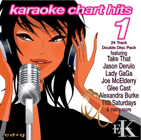 Karaoke Chart Hits Vol 1 - Karaoke CDG Double Disc - EZP114
