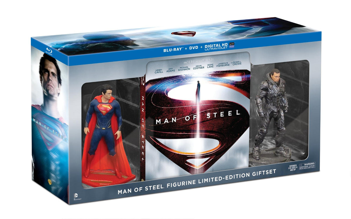 Man of Steel (AMZ/Figurine/Gift Set/Blu-Ray + DVD + Digital HD UltraViolet Combo Pack