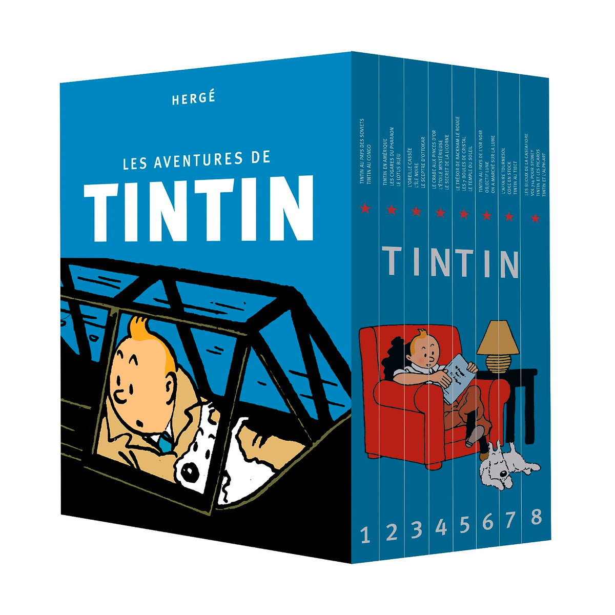 Coffret intégral Tintin (2023) (Les coffrets et intégrales des aventures de Tintin) (French Edition)