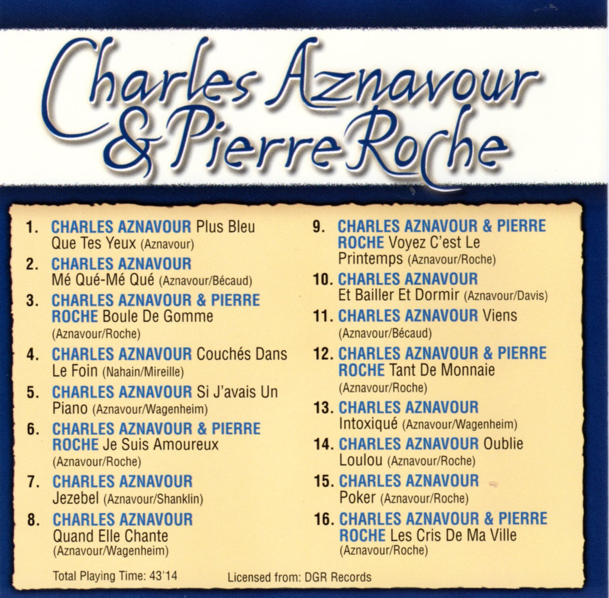 J'adore le Chanson Francais