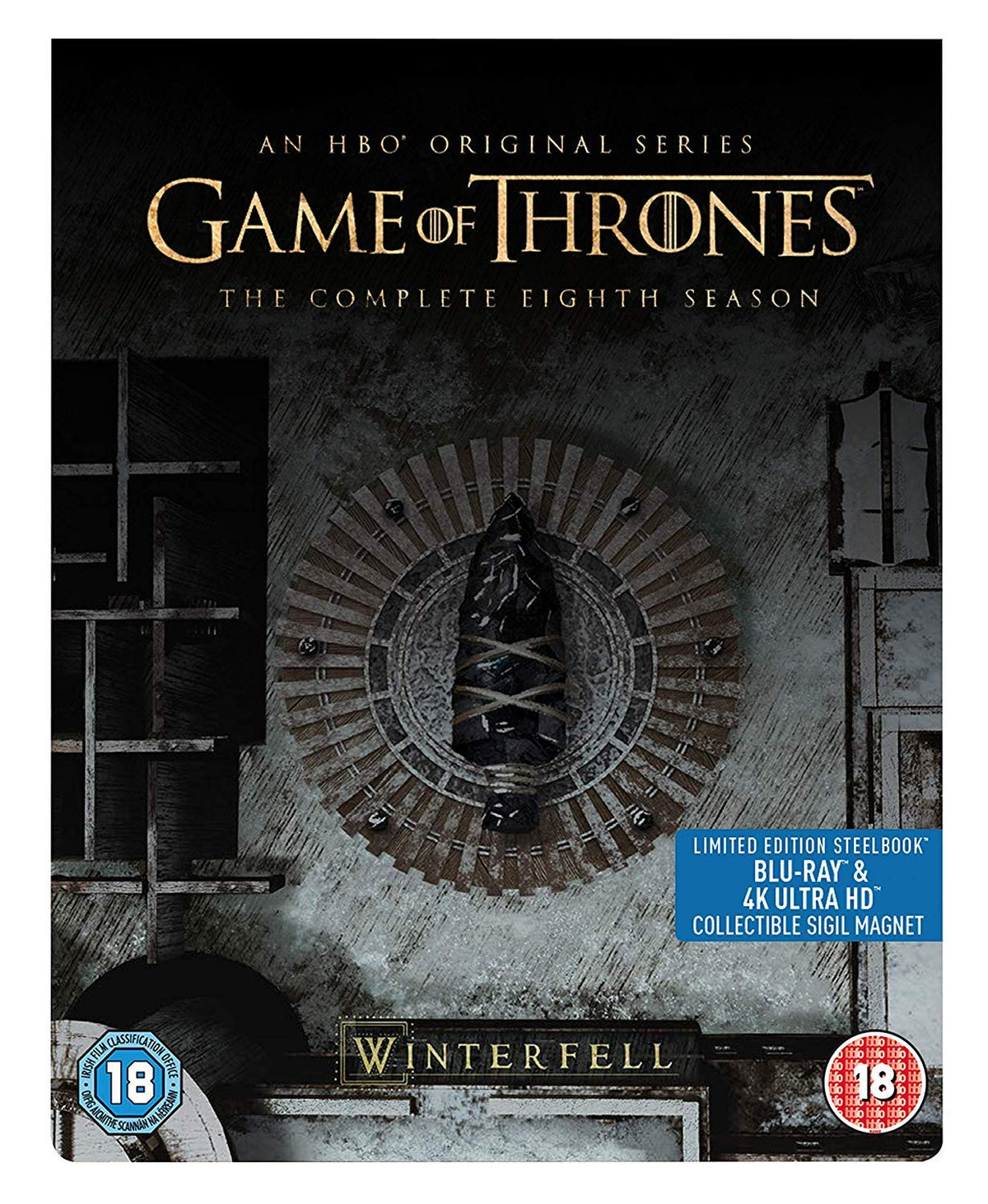 Game of Thrones: The Complete Season Eight Limited Edition Steelbook + Magnet [4K UHD + Blu-ray]