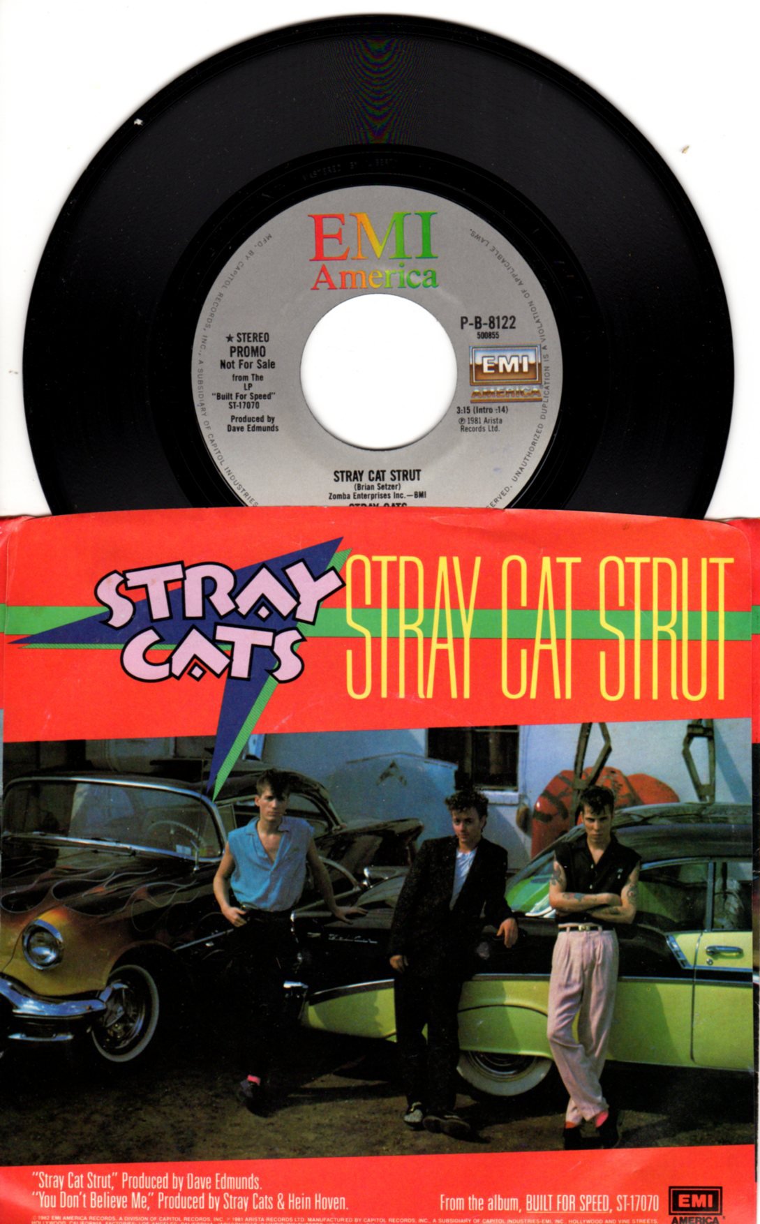 Stray Cats: Stray Cat Strut (3:15 Stereo Version) B/w Stray Cat Strut (Same 3:15 Stereo Version)