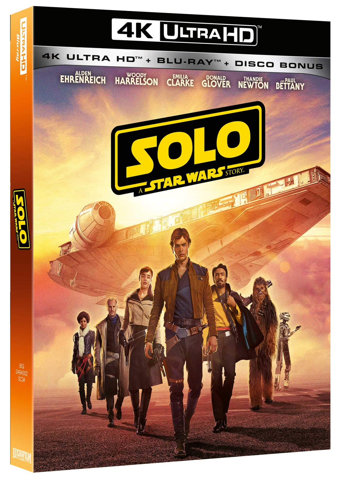 Solo: A Star Wars Story 4K Ultra HD+2 Blu-Ray [Import]