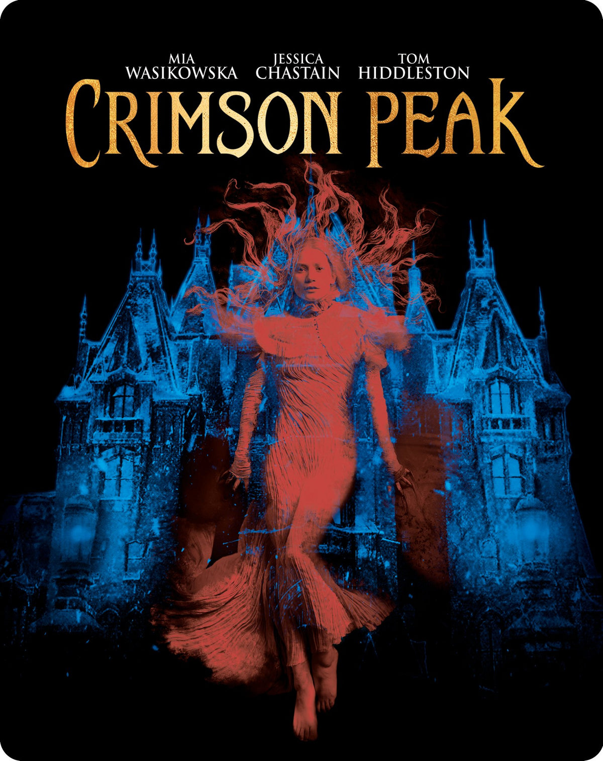 Crimson Peak Steelbook Zavvi exklusiv mit deutschem Ton, nur 3.000 Exemplare, OOP, Uncut, Regionfree