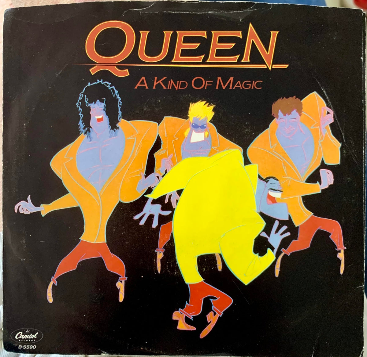 Queen - A Kind of Magic - Super Rare White Label Promo Standard Release Picture Sleeve