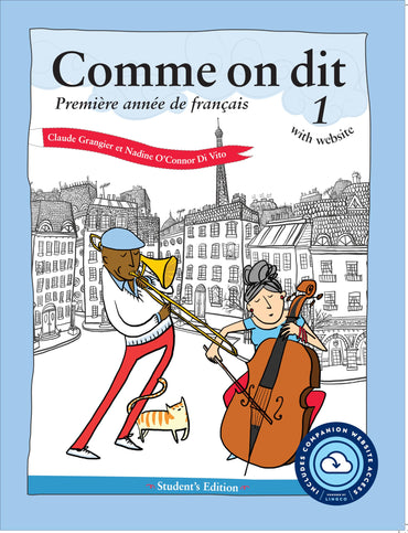 Comme on dit with website: Première année de français