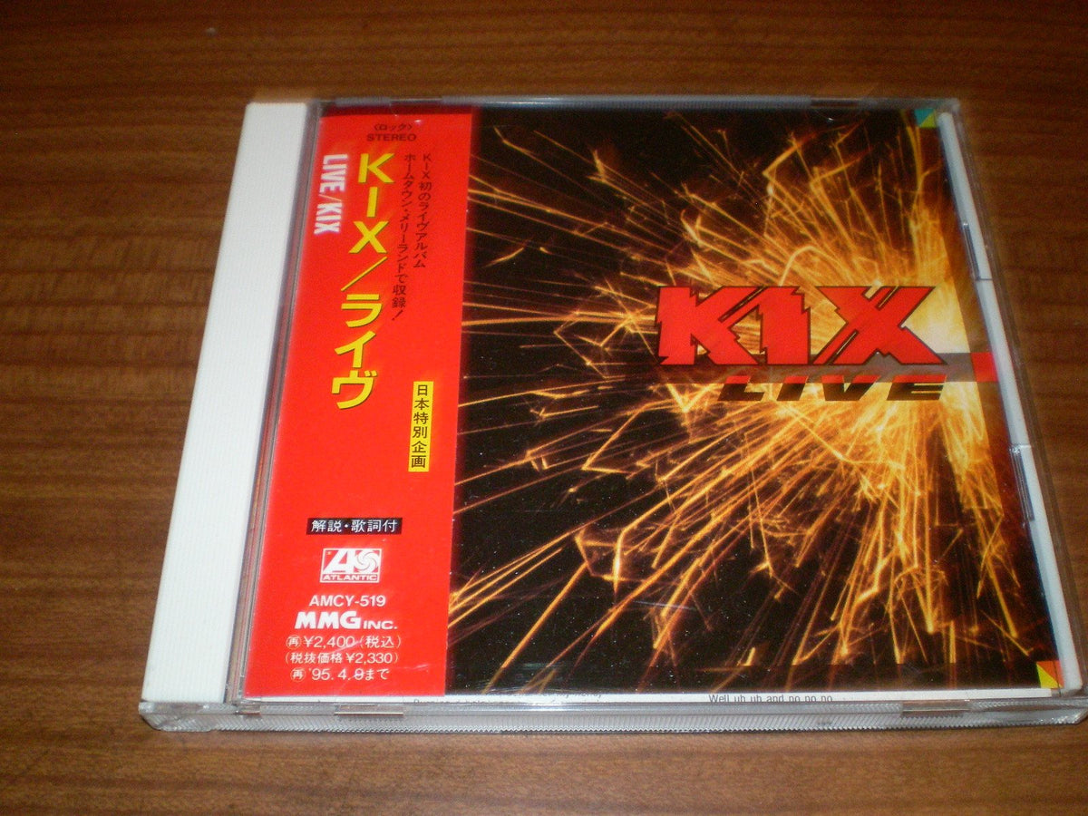 Kix Live CD JAPAN Import 1993 MMG. Inc. Japan AMCY-519