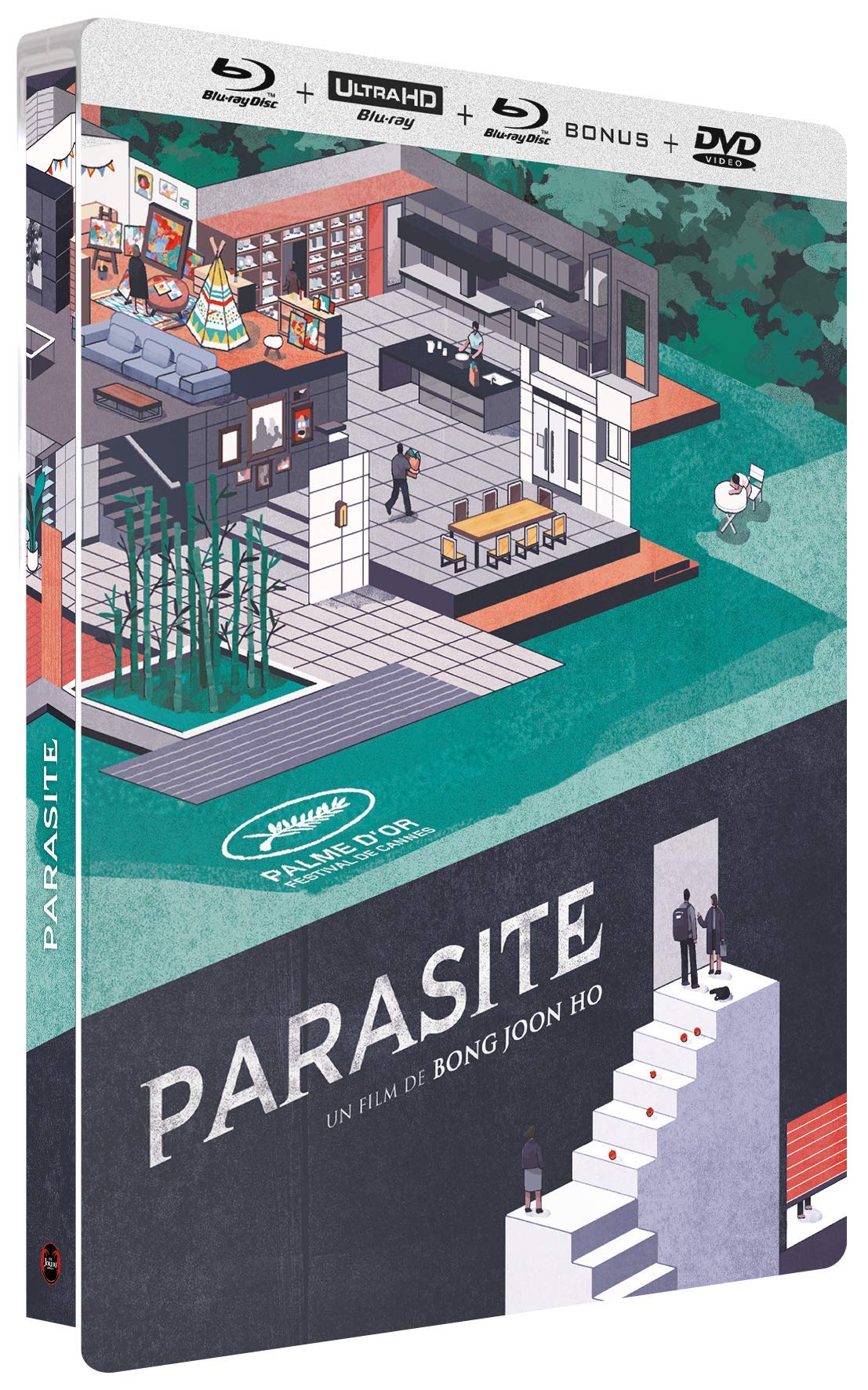 Parasite [Édition Collector - 4K Ultra HD + Blu-ray + Blu-ray bonus + DVD] [Édition Collector boîtier SteelBook - 4K Ult