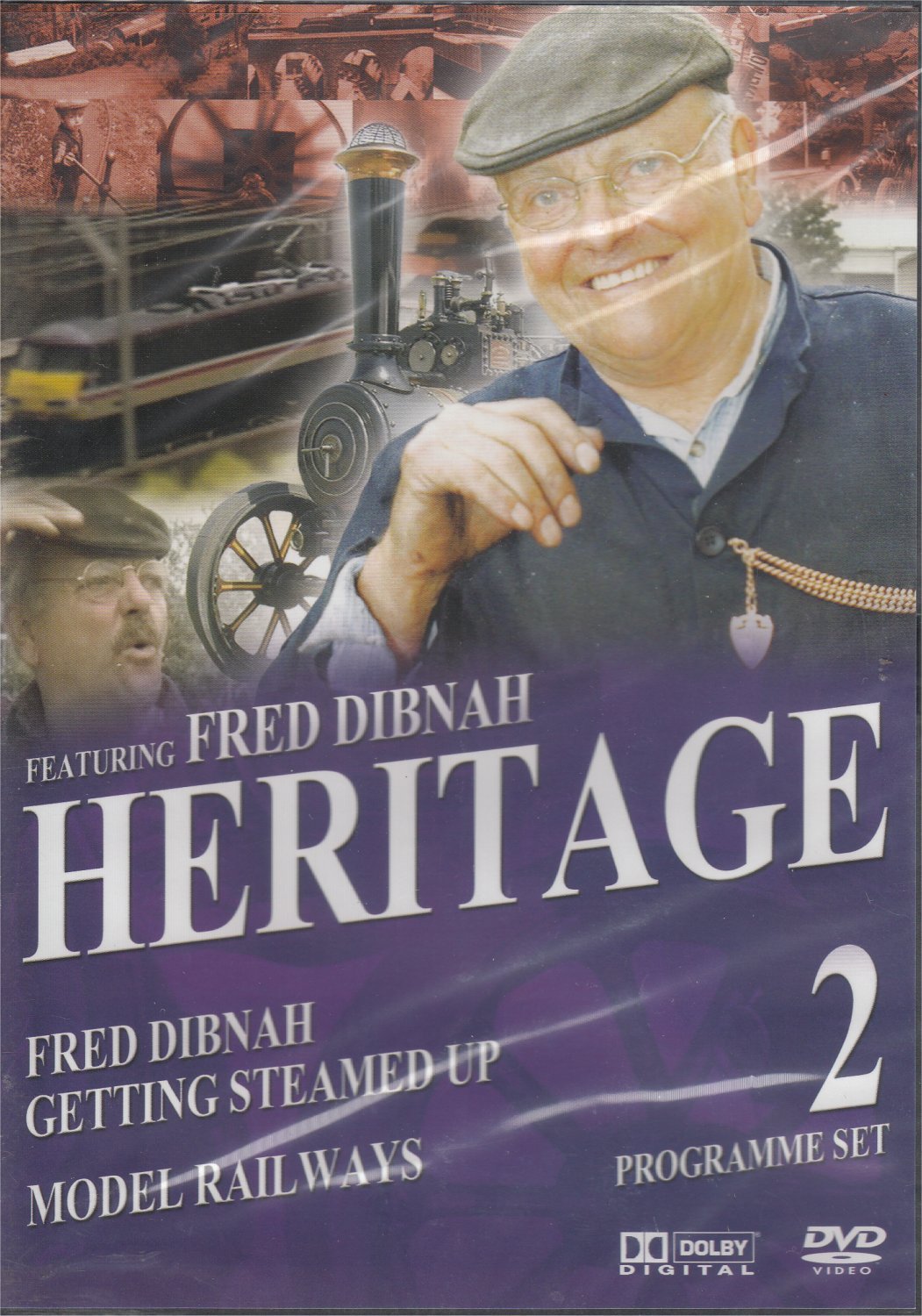FRED DIBNAH HERITAGE 2, GETTING STEAMED UP & MODEL RAILWAYS. 2 PROGRAMME ST