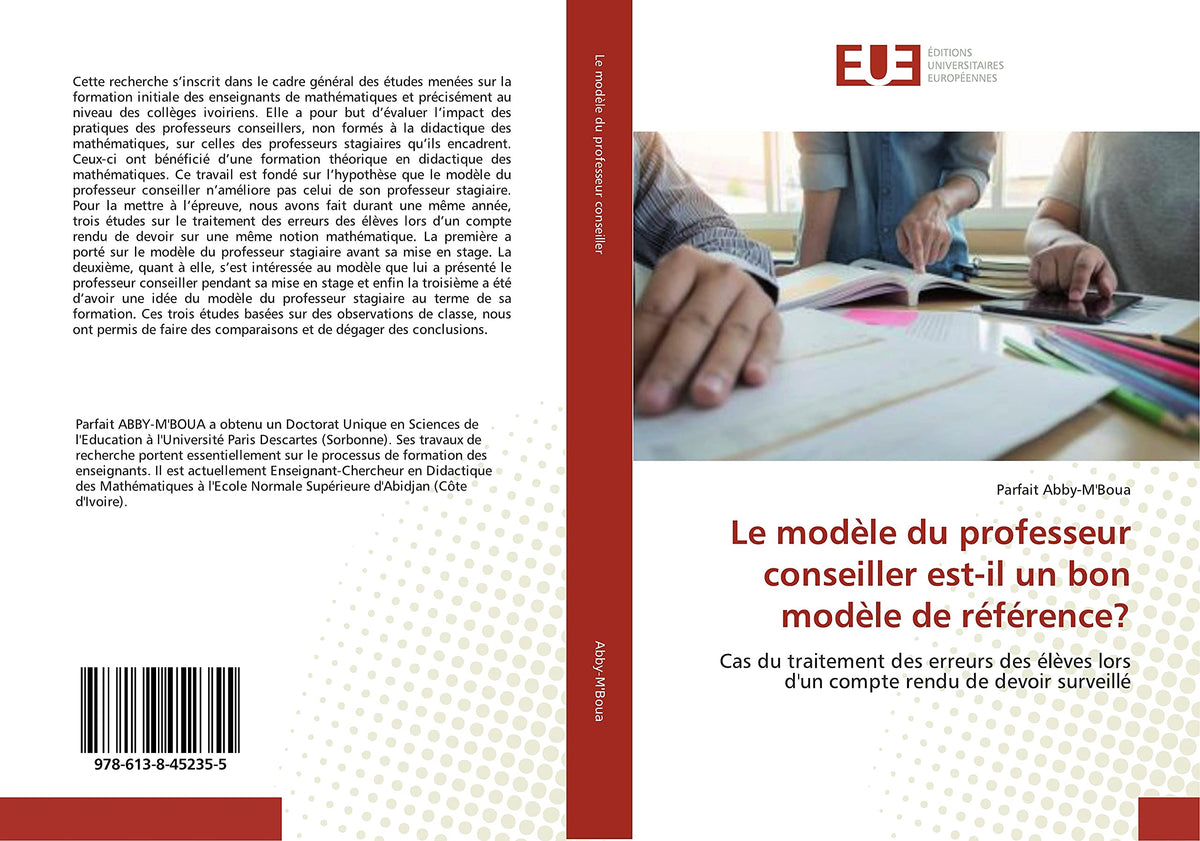 Le modèle du professeur conseiller est-il un bon modèle de référence?: Cas du traitement des erreurs des élèves lors d'u