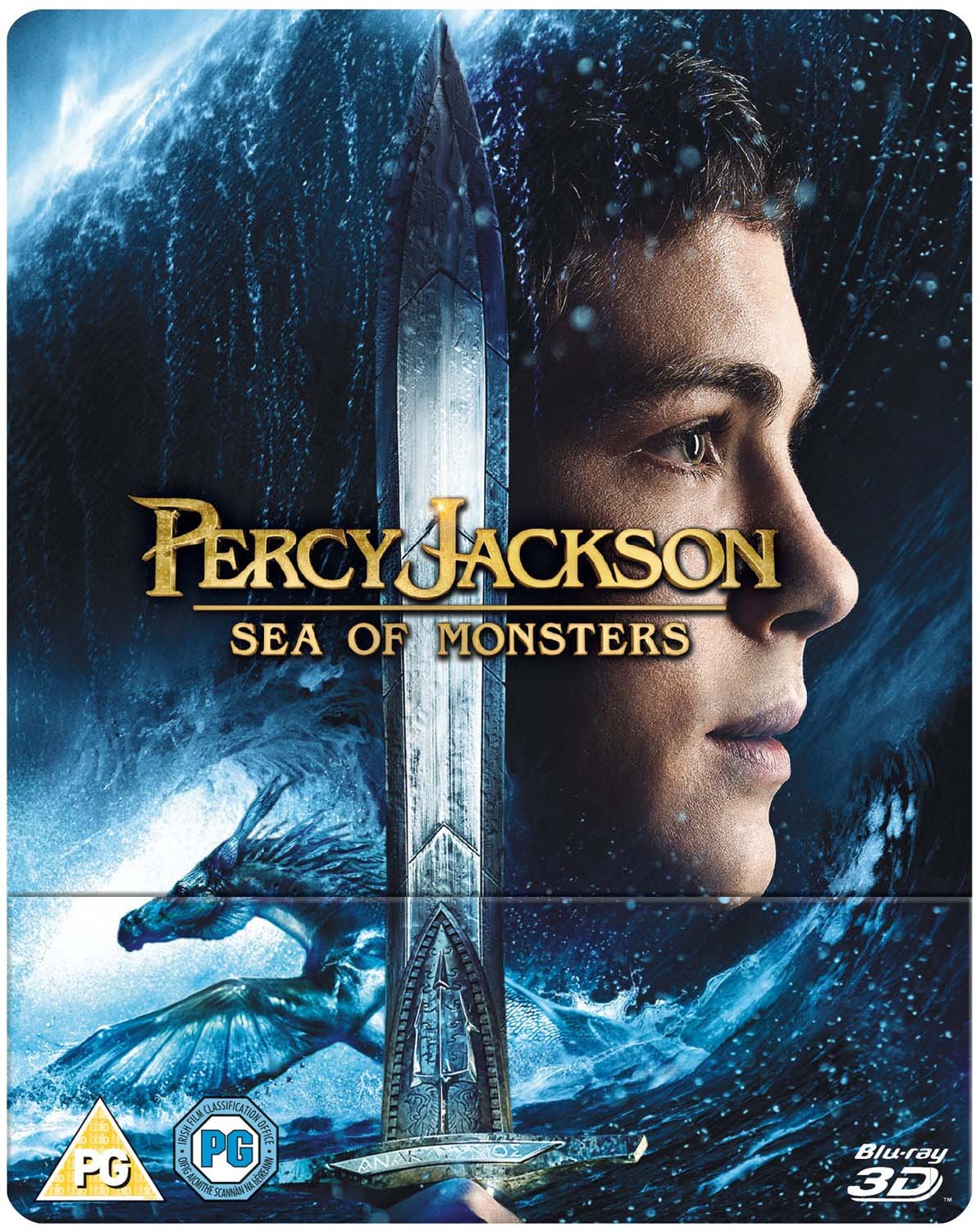 Percy Jackson: Sea of Monsters - Limited Edition Steelbook [Blu-ray 3D + Blu-ray] [Region A & B]