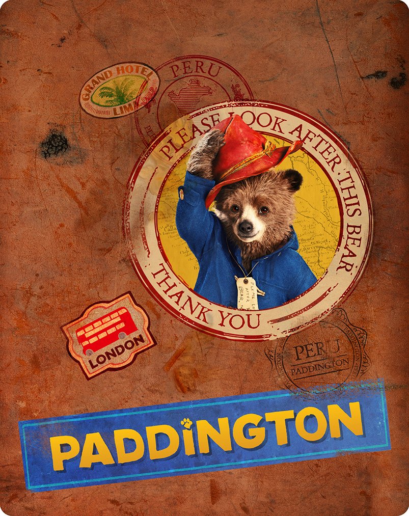 Paddington BluRay UK Limited Edition Steelbook [Blu-ray]
