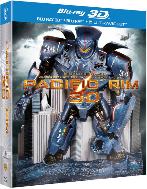 Pacific Rim - 3-Disc Box Set & Molded Robot Statue (3D & 2D) (+ UV Copy) [ Blu-Ray, Reg.A/B/C Import - United Kingdom ]
