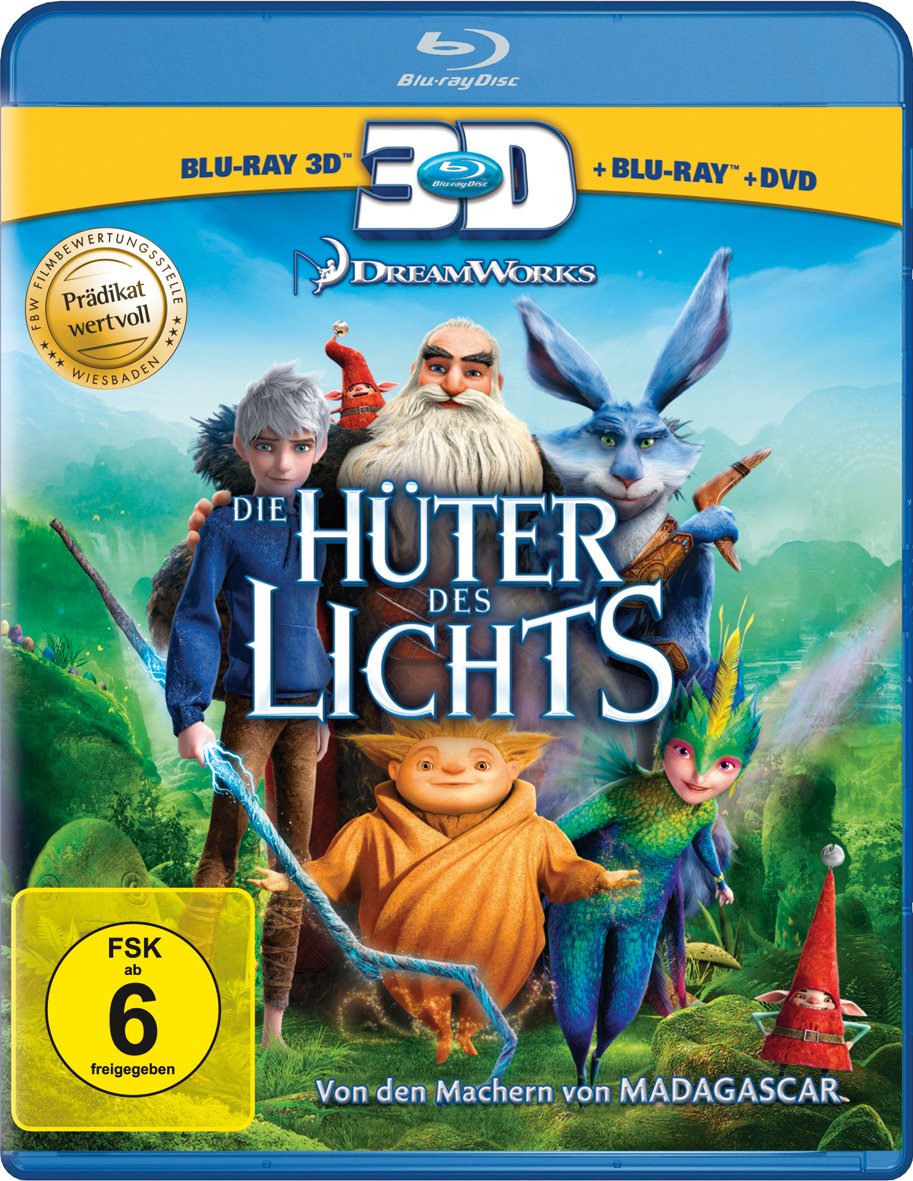 BluRay Die Hüter des Lichts (3D Vers.) [Blu-ray] [Import allemand]