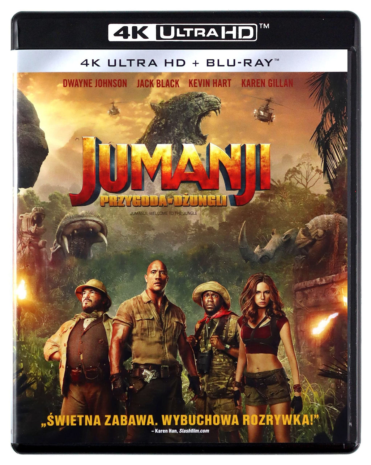 Jumanji: Bienvenue dans la jungle [Blu-Ray 4K]+[Blu-Ray] []