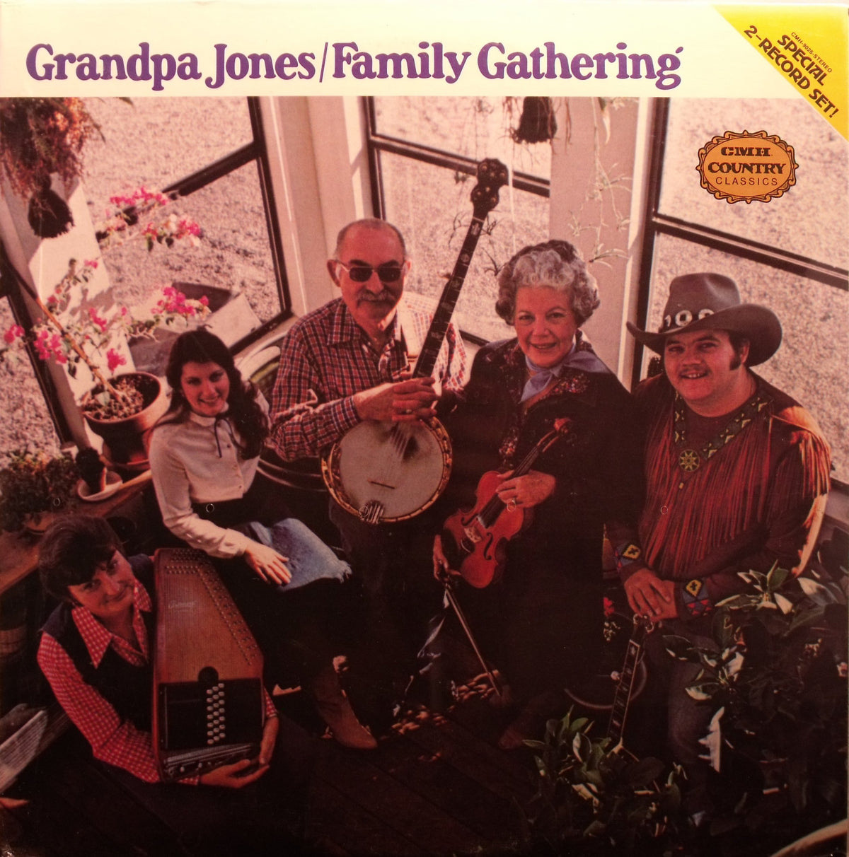 GRANDPA JONES - family gathering CMH 9026 (LP vinyl record)