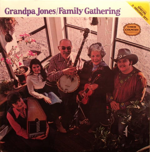 GRANDPA JONES - family gathering CMH 9026 (LP vinyl record)