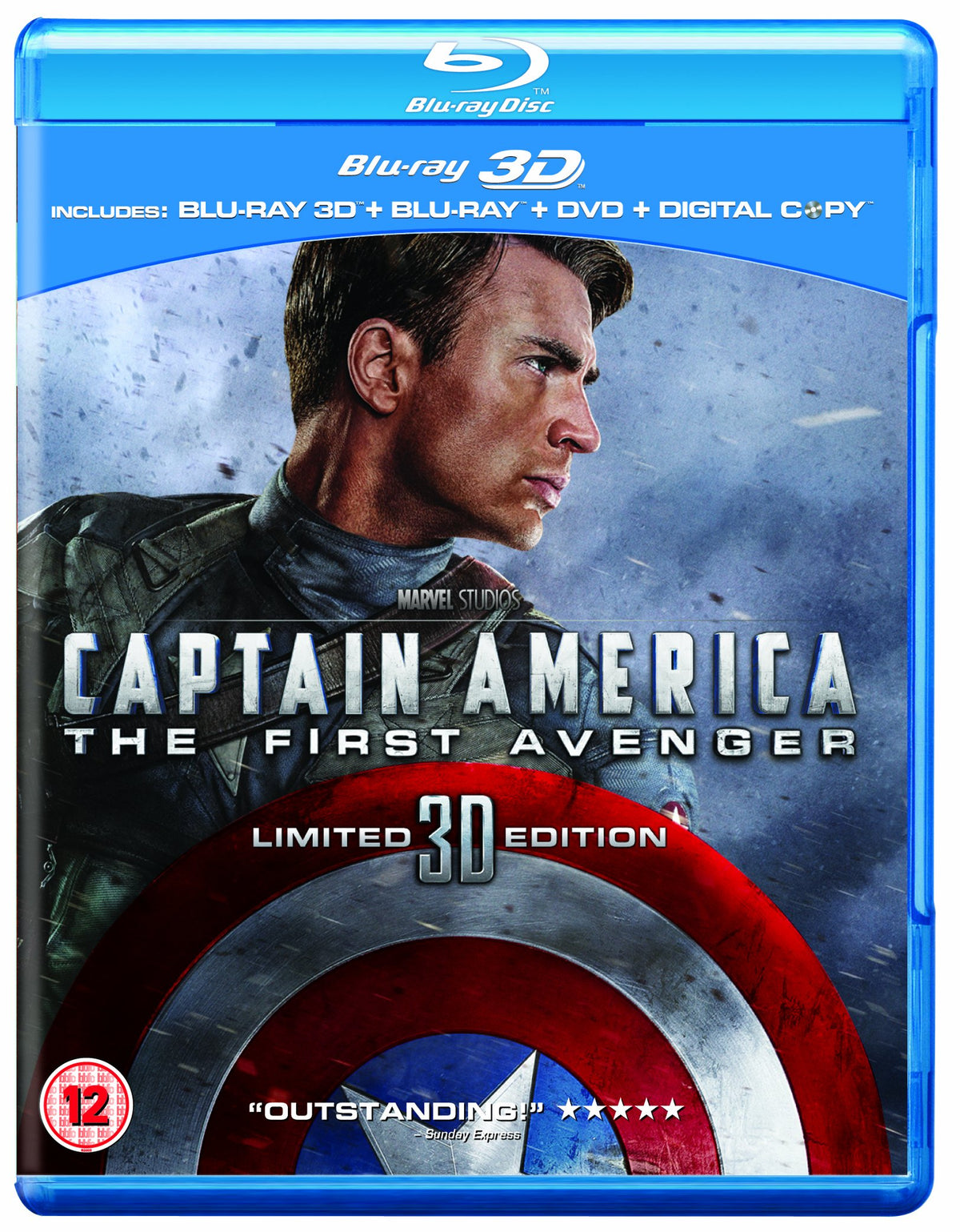 Captain America: The First Avenger [Blu-ray 3D]