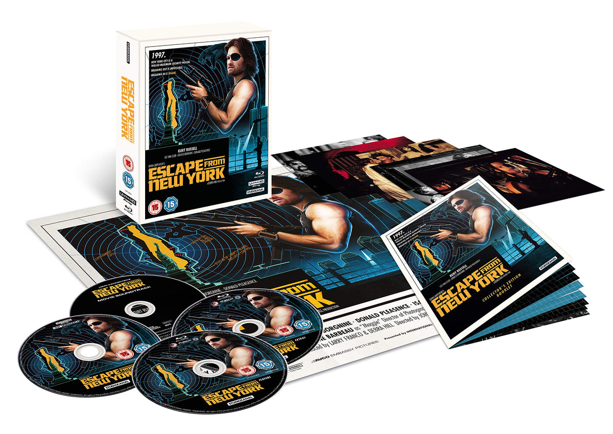 Escape from New York – Collector's Edition (4K Ultra HD and Blu-Ray) [2018] [4K UHD]