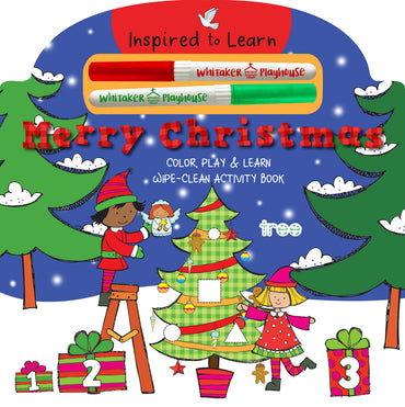 Merry Christmas: Color Play & Learn Wipe-Clean Activity Book (Inspired to Learn)