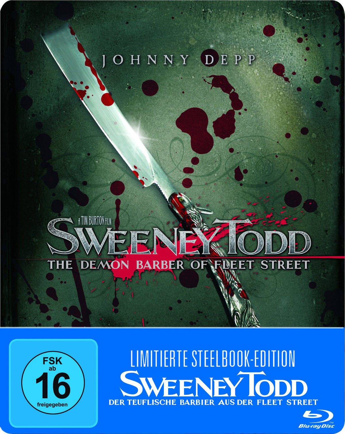 Sweeney Todd - Der teuflische Barbier aus der Fleet Street (Steelbook) (exklusiv bei Amazon.de) [Blu-ray] [Limited Editi