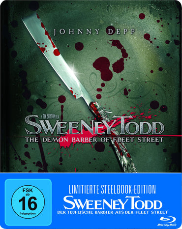 Sweeney Todd - Der teuflische Barbier aus der Fleet Street (Steelbook) (exklusiv bei Amazon.de) [Blu-ray] [Limited Editi