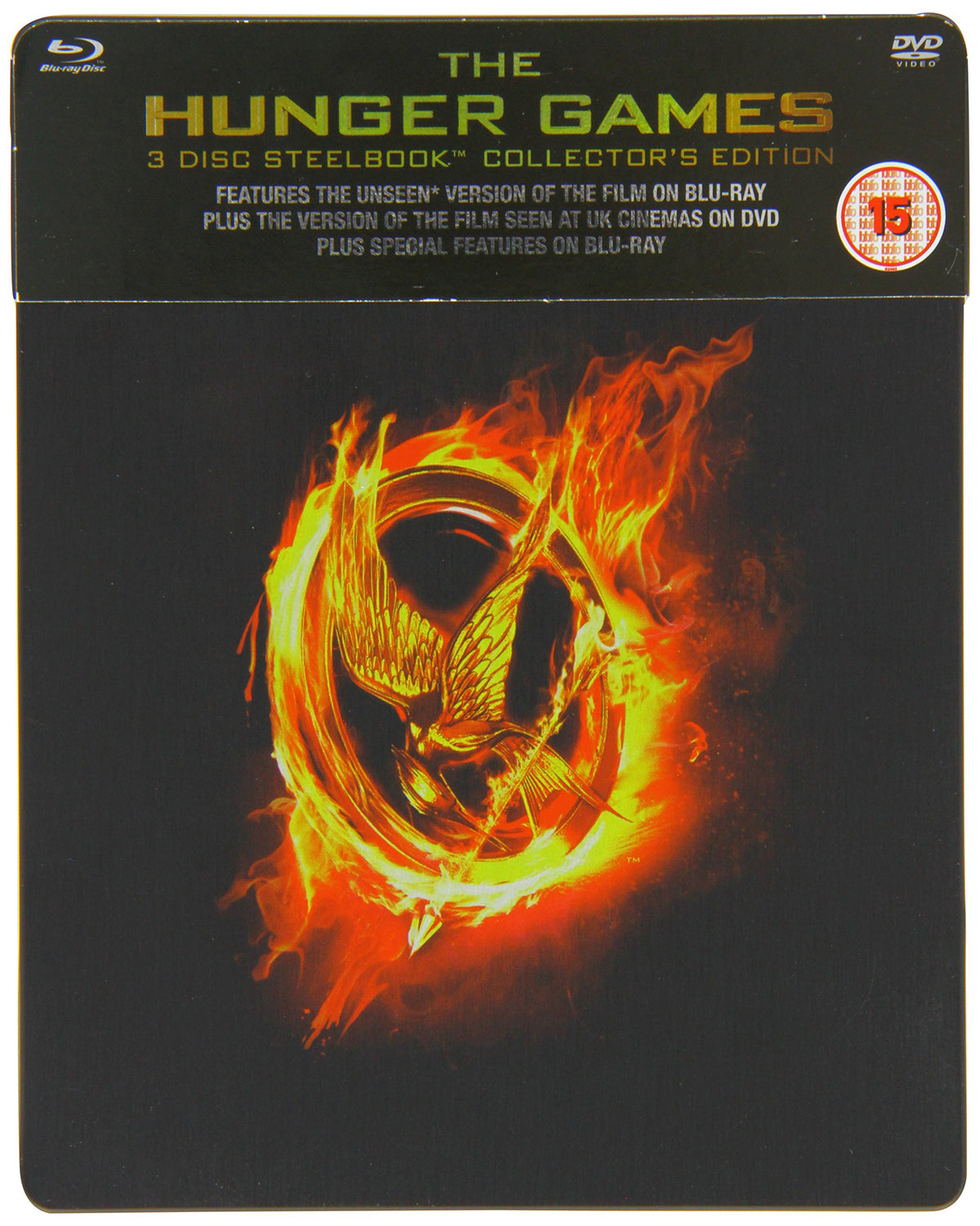 The Hunger Games Bluray Steelbook - HMV Exclusive [UK Import]