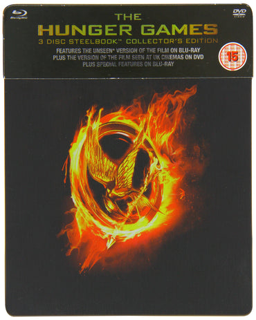 The Hunger Games Bluray Steelbook - HMV Exclusive [UK Import]