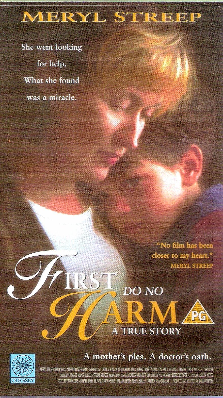 ...First Do No Harm [VHS]