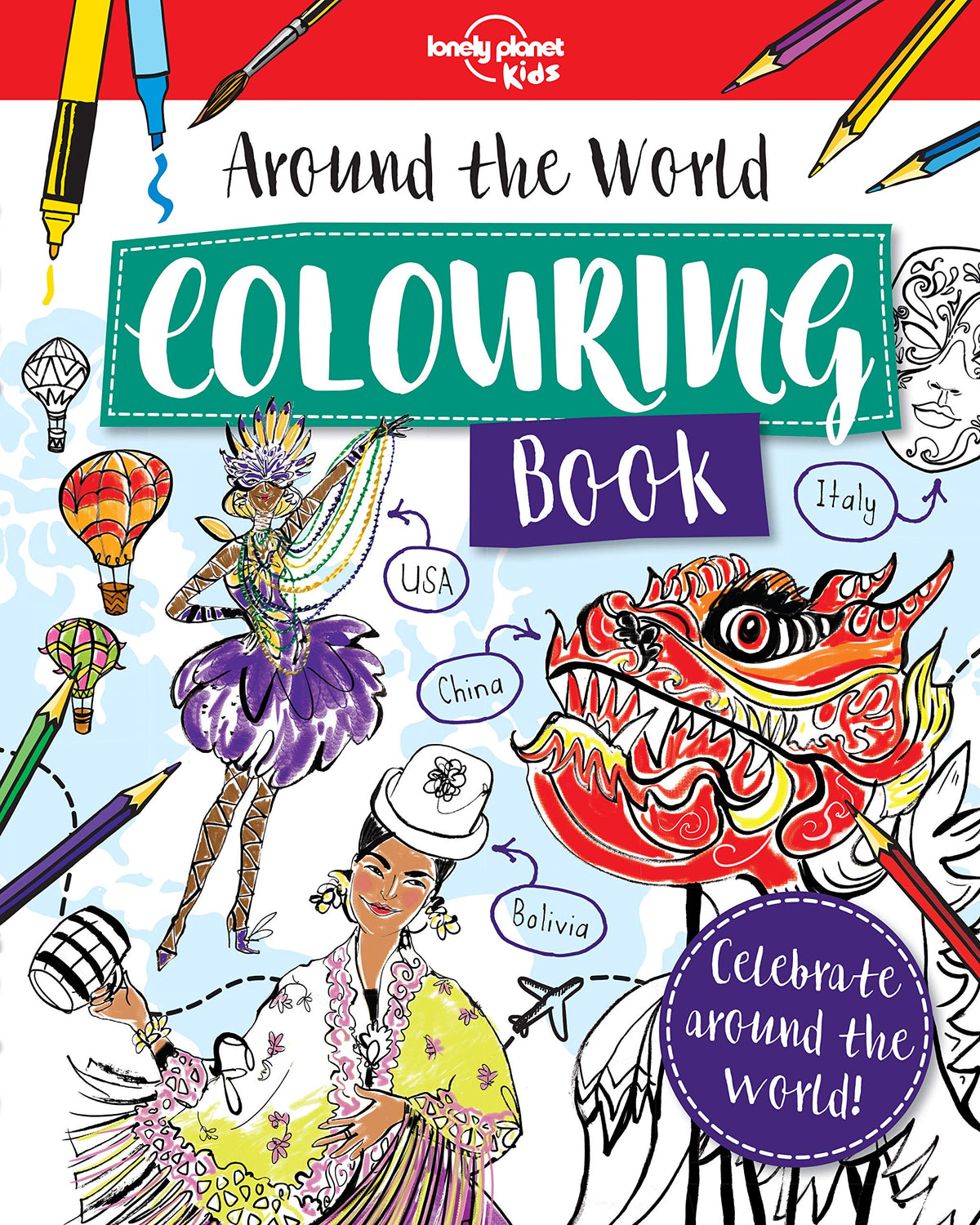 Around the World Colouring Book 1ed -anglais