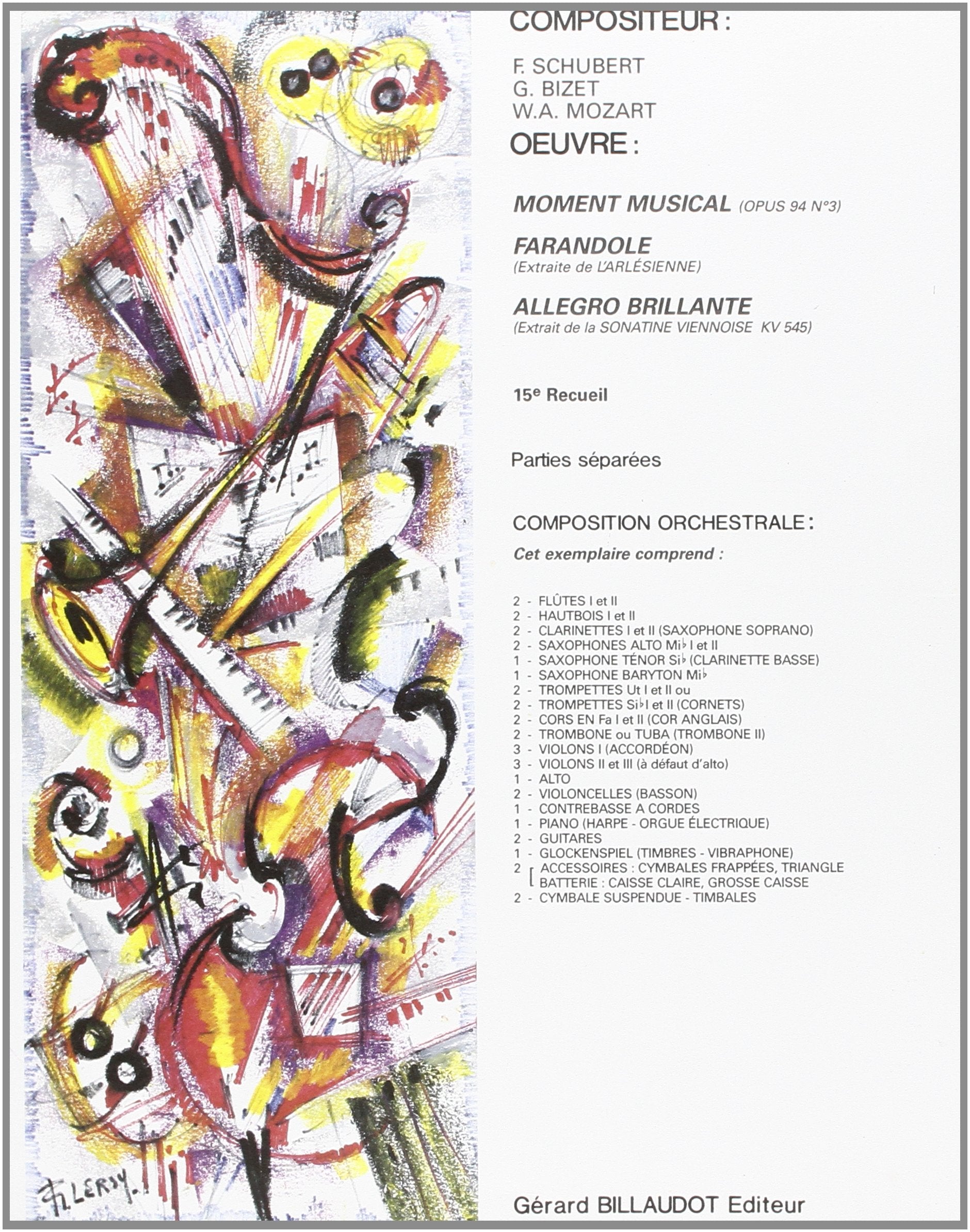 MOMENT MUSICAL - FARANDOLE - ALLEGRO BRILLANTE - MAT COMPLET