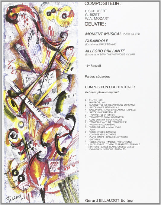 MOMENT MUSICAL - FARANDOLE - ALLEGRO BRILLANTE - MAT COMPLET