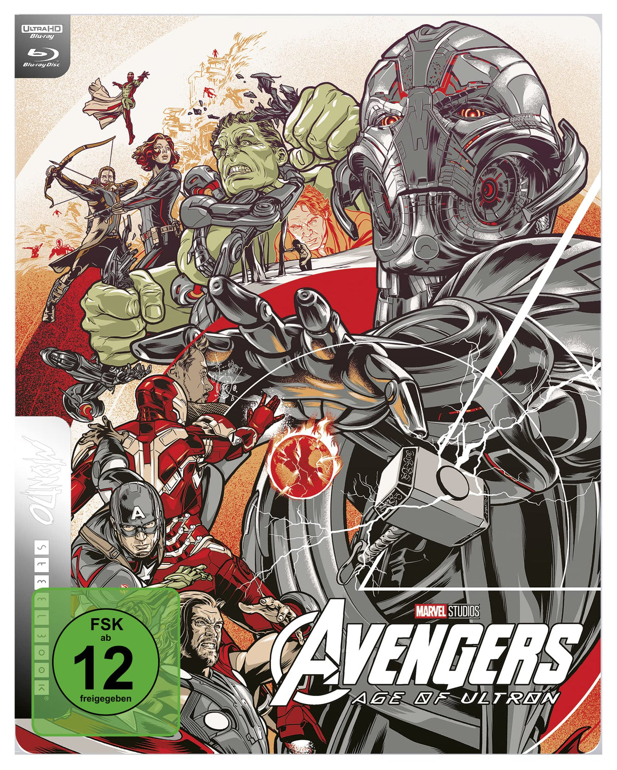 Marvel's The Avengers - Age of Ultron (4K Ultra HD) (+ Blu-ray 2D) - 4K Mondo Edition - Steelbook
