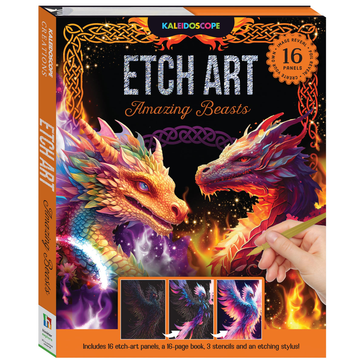 Kaleidoscope Etch Art Creations Amazing Beasts