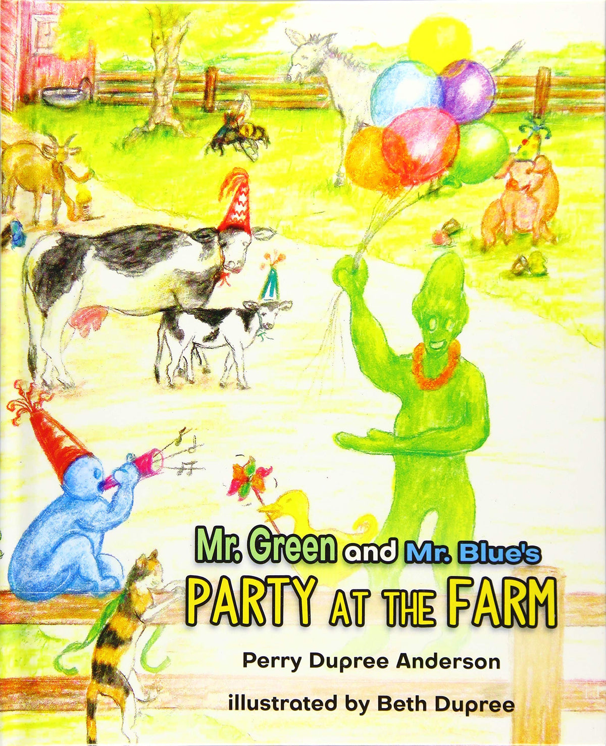 Mr. Green and Mr. Blue Party at the Farm
