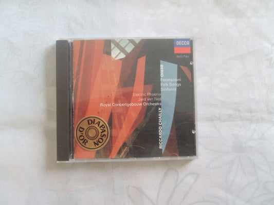 Luciano Berio: Formazioni; Folk Songs; Sinfonia