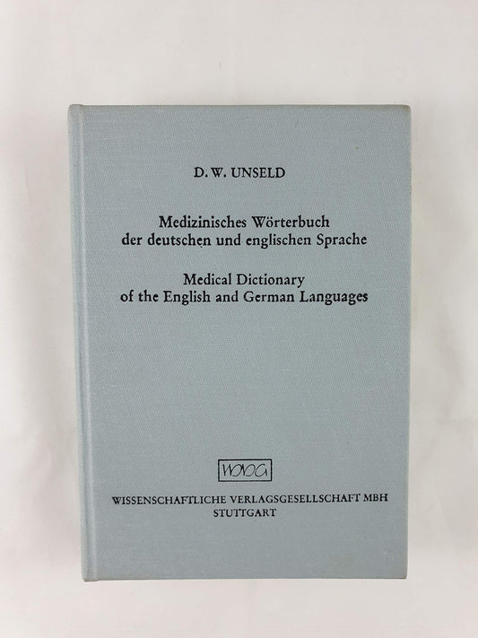 Medical dictionary of the English and German languages: 2 parts in 1 vol
