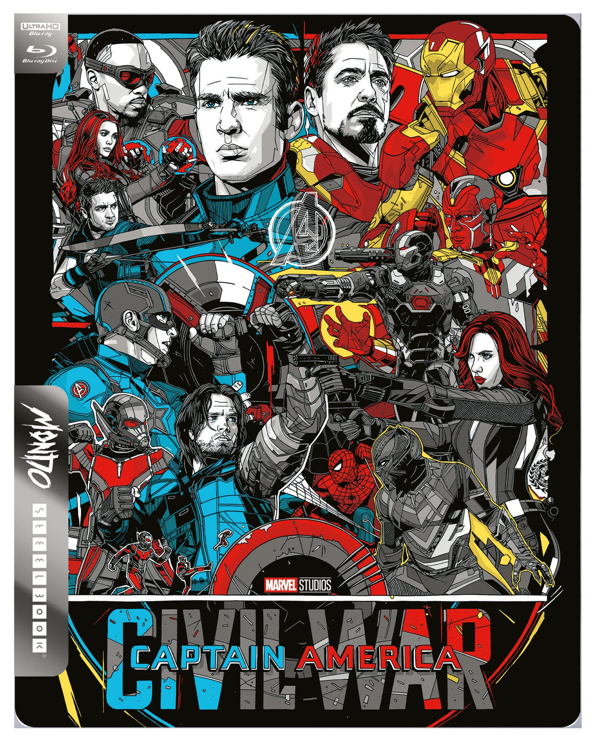 Captain America : Civil War [Mondo SteelBook-4K Ultra HD + Blu-Ray]