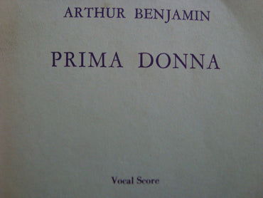 Prima Donna. An Opera in one Act, libretto by C. Cliffe. [Vocal Score.]