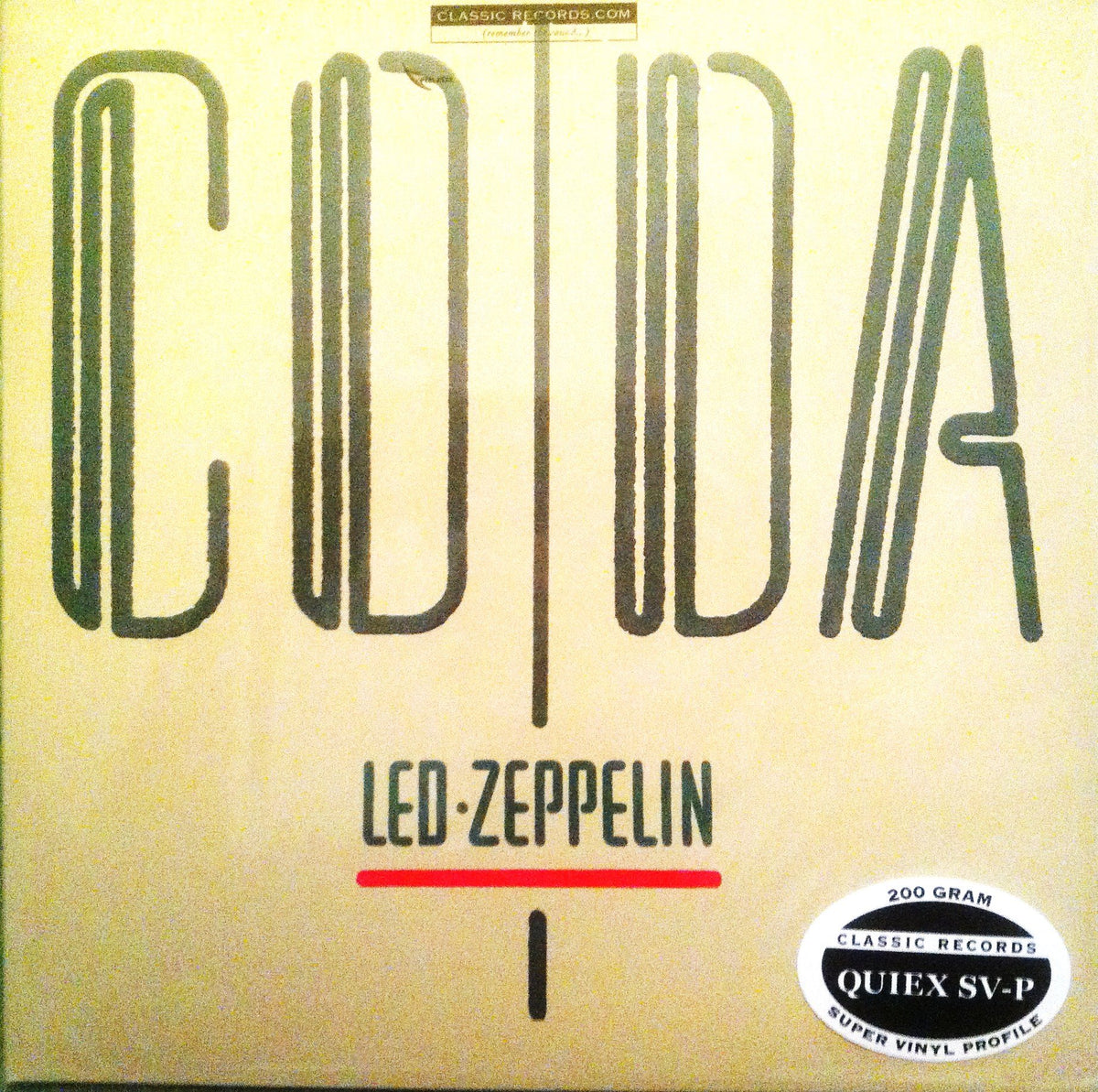 Coda 200 Gram Classic Records